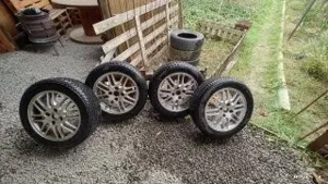 Roti din aliaj , cu anvelope M+S de iarna Winter Max - imagine 3