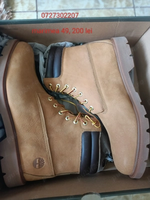Ghete Timberland marimea 49 noi in cutie, 