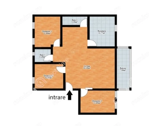 Apartament cu 4 camere , balcon si parcare in zona Strand din Sibiu - imagine 11