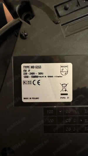 Espressor cu pad-uri Philips Senseo  - imagine 5