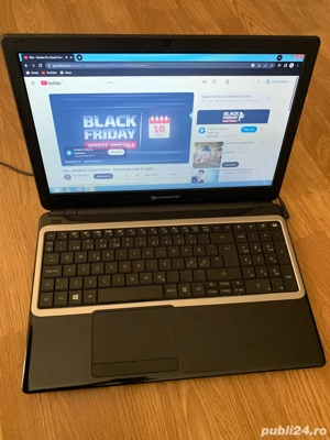 Laptop Packard-bell Slim Display 15,6 inch Led,Windows,4gb ram,320gb m,functional cu incarcator - imagine 1