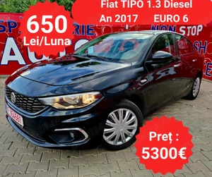 Fiat Tipo 1.3 Diesel - RATE de la 650 Lei pe Luna