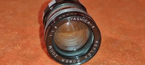 - obiectiv foto vintage  YASHICA 8 REFLEX POWER ZOOM 1:1.8 -  F9 = 8 YASHINON -  