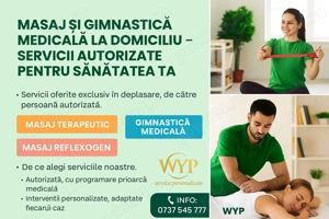  Persoana Fizica Autorizata Terapeut masaj și de relaxare ,Gimnastica Medicala 