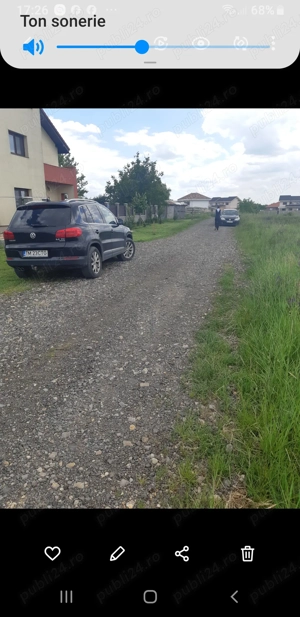 OCAZIE::Vând t parcela pentru casa 713mp.cu utilități, drum pietruit ,Moșnița Nouai