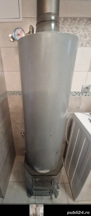 Vând boiler pe lemne 