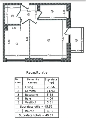 Apartament 2 camere Hercesa Vivenda - imagine 10