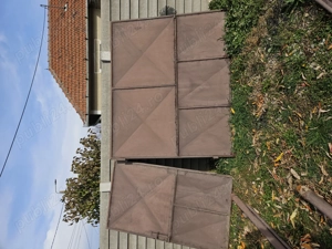 Poartă si panouri metalice vechi 