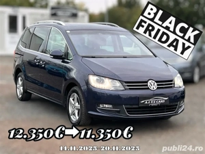 Black Friday! Vw Sharan 2.0TDI 4Motion Highline 6 locuri Navi Panoramic Posibilitate rate 