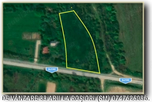 Vand 33 arii la Rosiori (SM) - INTRAVILAN.