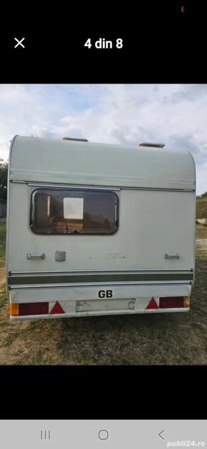 Rulota englezeasca cu doua zone dormit fara acte pentru grădină în livadă munte câmpie curte transpo