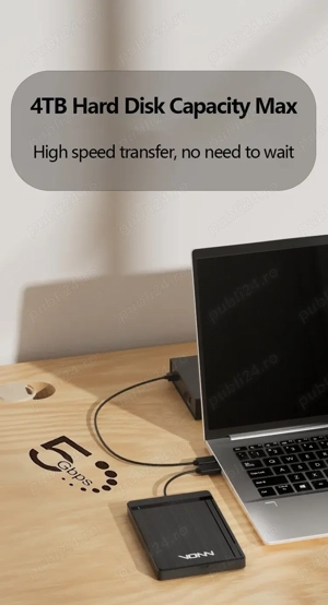 Carcasa rack pentru Hard disk SATA 2.5 inch, USB 3.0 Enclosure - imagine 2