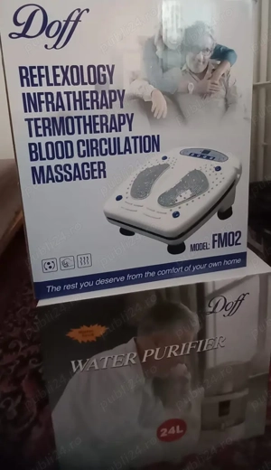 Aparat de masaj si filtru de apa Doff