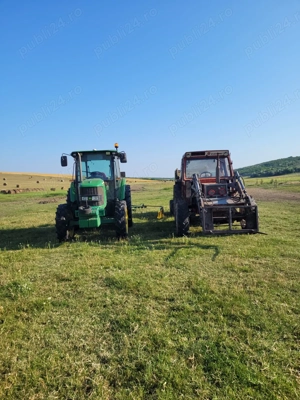 Se vinde tractor johndeere 6100d și fiat agri 80-90