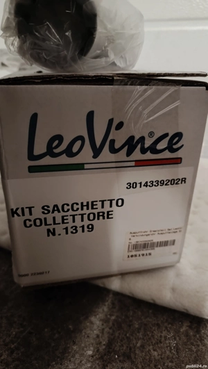 Tobă de eșapament spate LeoVince, oțel inoxidabil S0473, Ø 50mm, 295mm, dreapta - imagine 3