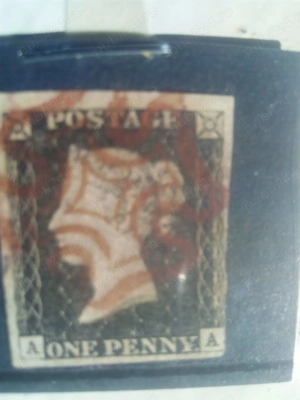 Primul timbru din lume ,prima serie  - A-A