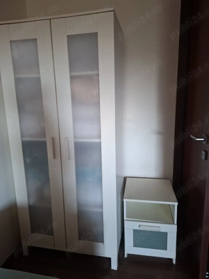 Dulapuri albe cu 2 uși IKEA model Brimmes