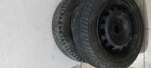 Jante  Opel  R14  cu anvelope  iarna 