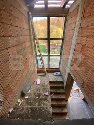 Casa P+E semifinisata cu panouri solare si pompa de caldura zona Roata Faget - imagine 10