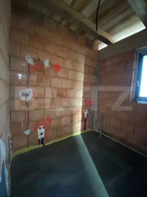 Casa P+E semifinisata cu panouri solare si pompa de caldura zona Roata Faget - imagine 13