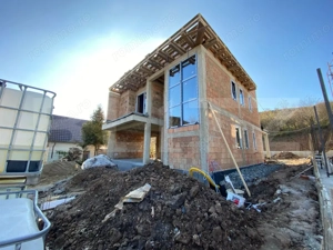 Casa P+E semifinisata cu panouri solare si pompa de caldura zona Roata Faget - imagine 6