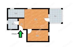 Apartament cu 2 camere balcon parcare subterana in Strand Sibiu - imagine 6