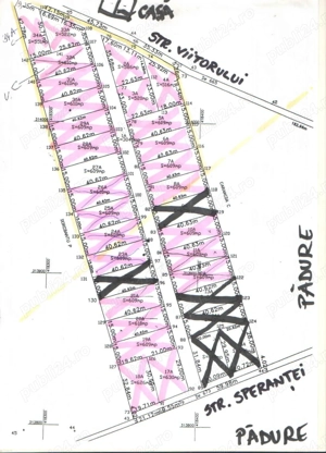 Teren intravilan Craiova Pielesti, 609 mp, 29 Euro mp  - imagine 3