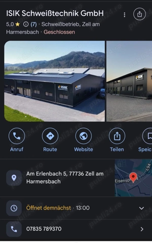 Sudori TIG pentru șantier lângă Koblenz (Germania)