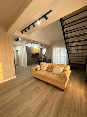 Penthouse cu 3 camere  SUPERB cu scara interioara - Giroc Lidl  - complet mobilat si utilat. - imagine 2