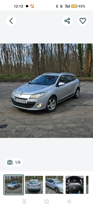 Renault Megane 1.5dci 110cp 2012 142000km