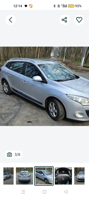 Renault Megane 1.5dci 110cp 2012 142000km - imagine 3