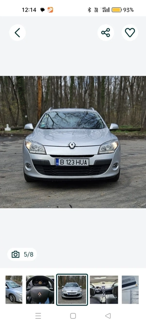 Renault Megane 1.5dci 110cp 2012 142000km - imagine 4