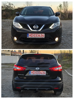 Nissan Qashqai 2015 1,2 DIG-T 116 CP 95900KM Clima Senzori Pilot Leduri - imagine 5