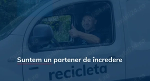 Manipulant marfă (Colector deșeuri reciclabile)- încurajăm aplicarea persoanelor cu dizabilități 