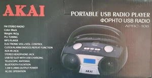 AKAI radio stereo cu USB in cutie - imagine 2