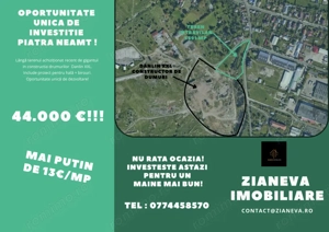 Investiție strategică teren cu potențial major de dezvoltare