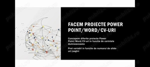 Oferim Proiecte PowerPoint Word  CV-uri, in funcție de cerințele dvs