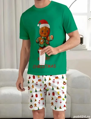 Set pijama bărbat Crăciun - mărime S și L