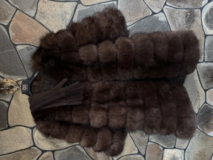 Blană naturală de vulpe- mărimea L-XL