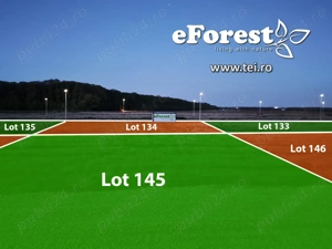 Teren premium in cartier rezidential eForest, doua paduri - imagine 4