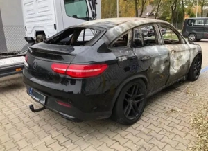 Mercedes-Benz GLE 43 AMG (C292), caroserie completă cu acte, VIN lizibil, după incendiu