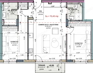 3 camere, 2 bai, 2 balcoane, view superb, comision 0, TERRA Oasului - imagine 4