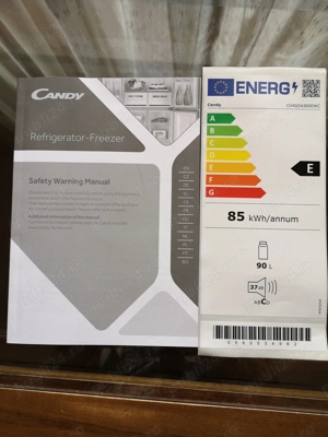 Vând Frigider cu o ușă Candy 90L - imagine 2