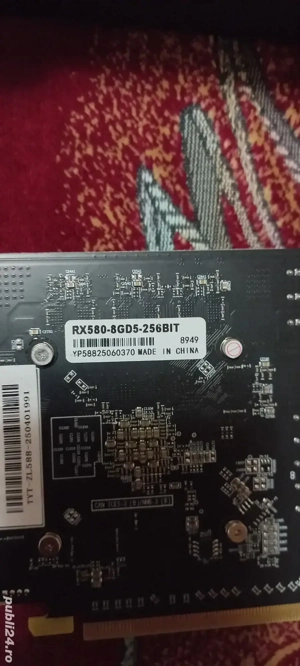 Vând Placa video PCWinMax Radeon RX 580, 8GB GDDR5, 256-bit, 1 x DVI - imagine 3