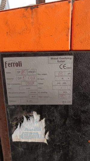 Centrala pe lemne Ferolli 45 KW