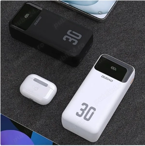 Baterie externa 30000mA powerbank premium -super fast charge 22.5w cu display si cabluri - imagine 3