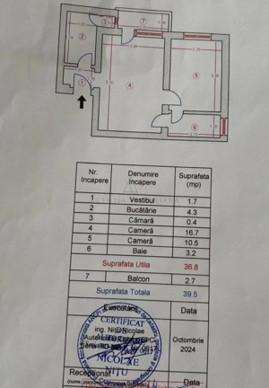 2 Camere / 40 mp/ Chopin/ Investitie - imagine 9