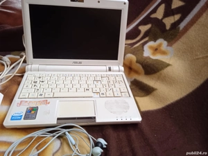  vand laptop asus  cu incarcator  si casti