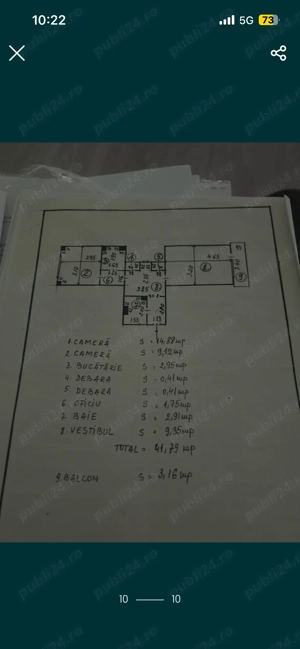 Aparent 2 camere de vânzare (urgent)preț negociabil 