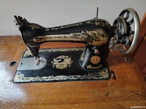 Mașină cusut Singer, 1930,stare funcționare - imagine 2